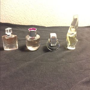 A set of Mini Designer perfumes